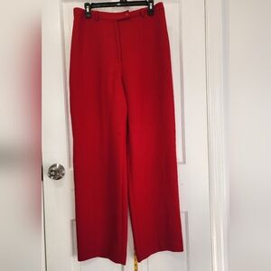Style & Co. Vibrant Red Wide Leg Pants